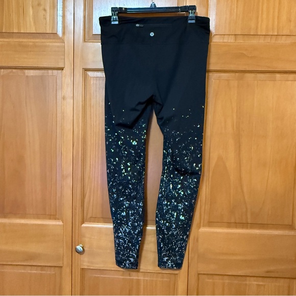 Lululemon Speed Wonder Tight in Speckle Shine Black Deep Coal Silver Leggings - Picture 9 of 16